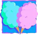 20 Cotton Candy Cones 20 Cotton Candy Cones